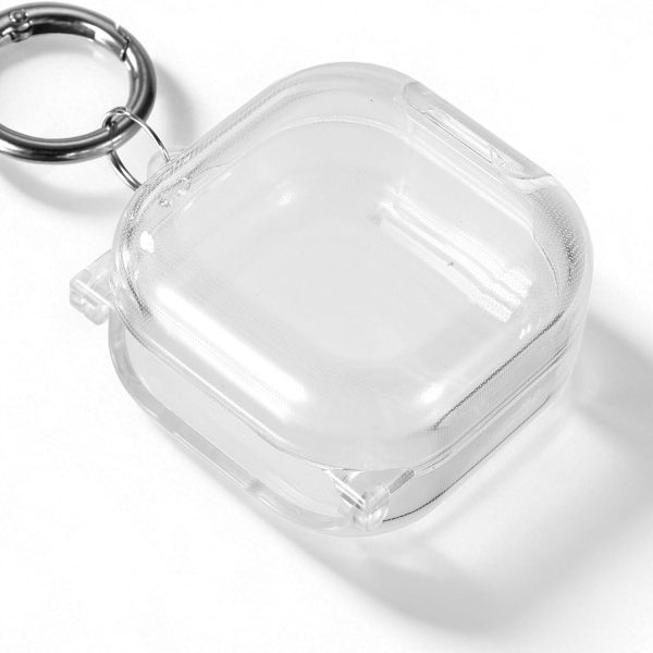 Premium Transparent Bluetooth Earbud Case with Carabiner Unisex