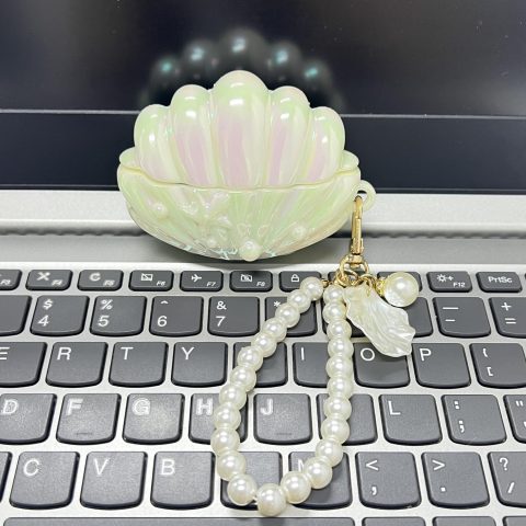 Exquisite 3D Seashell Pattern Silicone Earbuds Cover for Women