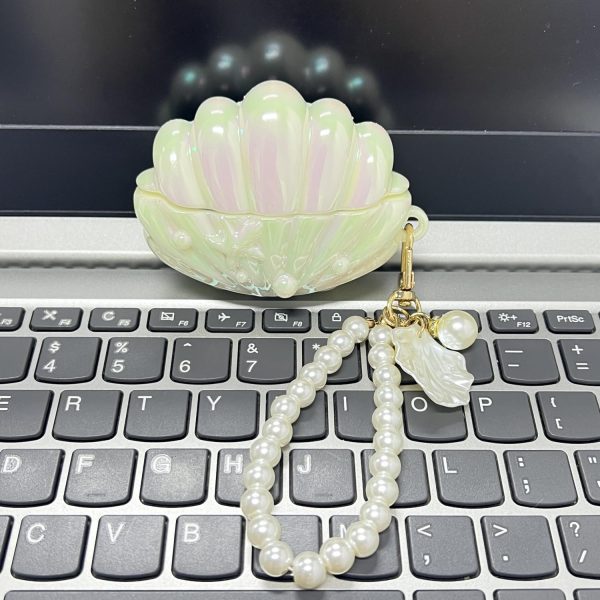 Exquisite 3D Seashell Pattern Silicone Earbuds Cover for Women